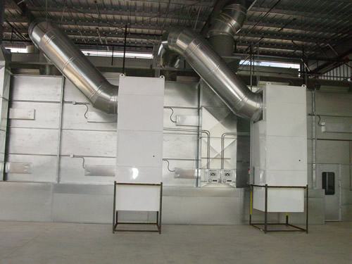 single wall spray booth