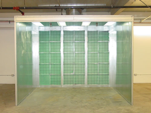 industrial spray booth