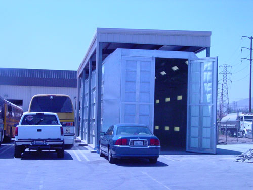 trucks spray booths